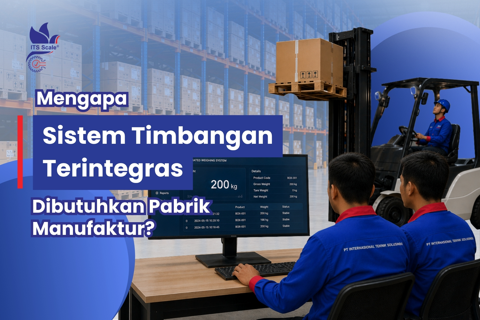 Mengapa Pabrik Manufaktur Membutuhkan Sistem Timbangan Terintegrasi?